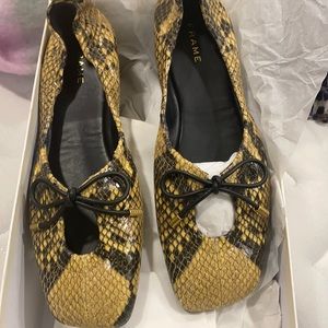 Frame le sunset leather shoe python multi size 35.5 new